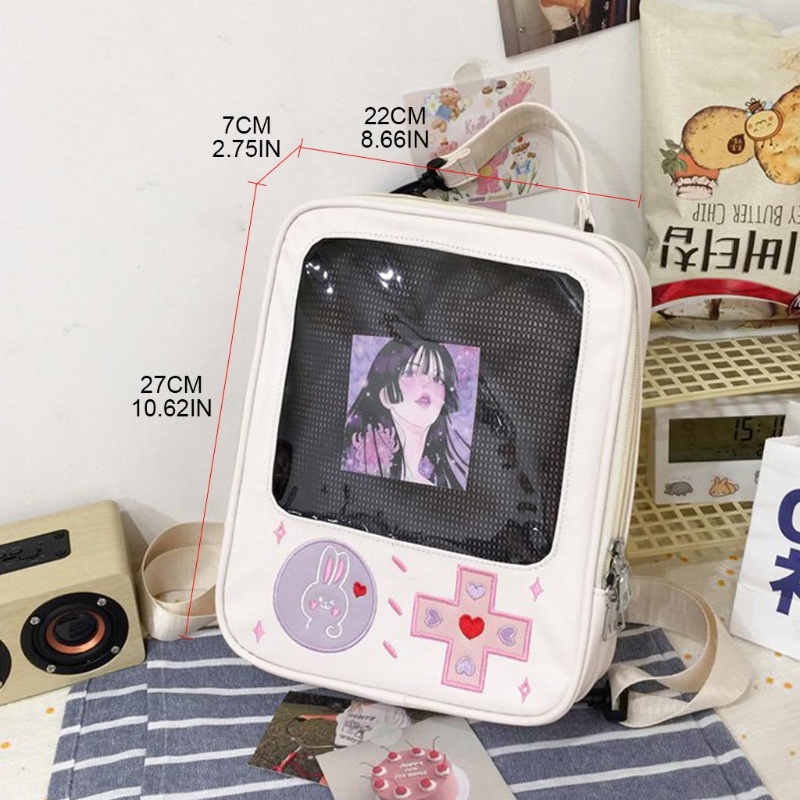 Ba Lô Đeo Vai Đi Học / Du Lịch Thiết Kế Chuyển Đổi Thiết Kế Máy Chơi Game Cầm Tay seng Dành Cho Bạn Nữ