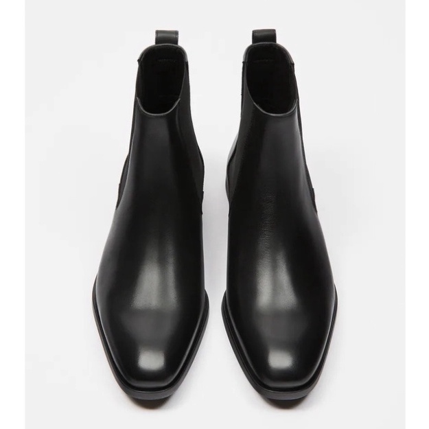 Giày Chelsea Boots cao cổ thời trang nam chất liệu da bò đế cao su đúc nhiệt tăng 3.5cm | BigBuy360 - bigbuy360.vn