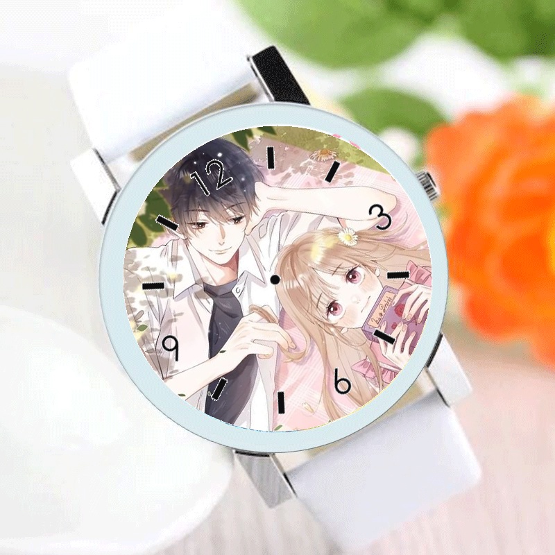Bình nước IN HÌNH Vụng trộm không thể giấu anime chibi tiện lợi xinh xắn
