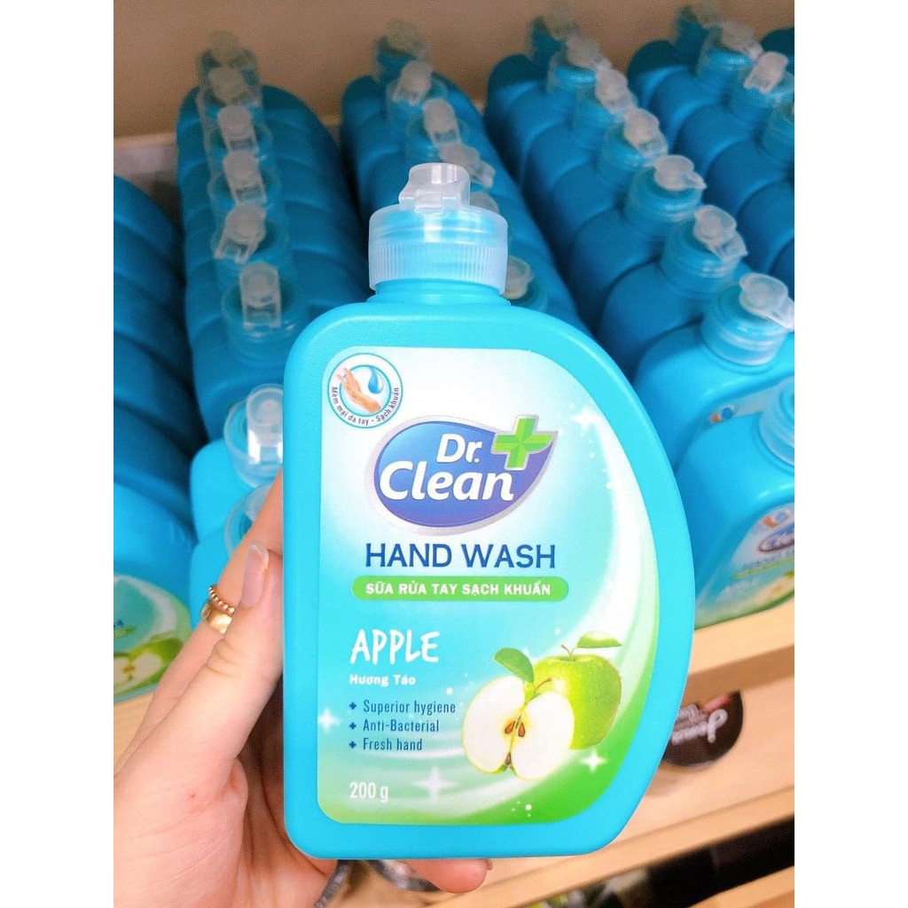 Nước rửa tay DR CLEAN hương hoa quả 200ML