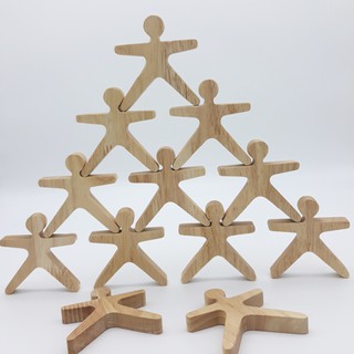Đồ chơi gỗ xếp chồng cân bằng -Đồ chơi gỗ LAZIN-Đồ chơi gỗ an toàn
