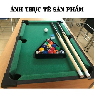 Đồ chơi bàn Bida mini gỗ Table Pool - Size lớn 6917cm