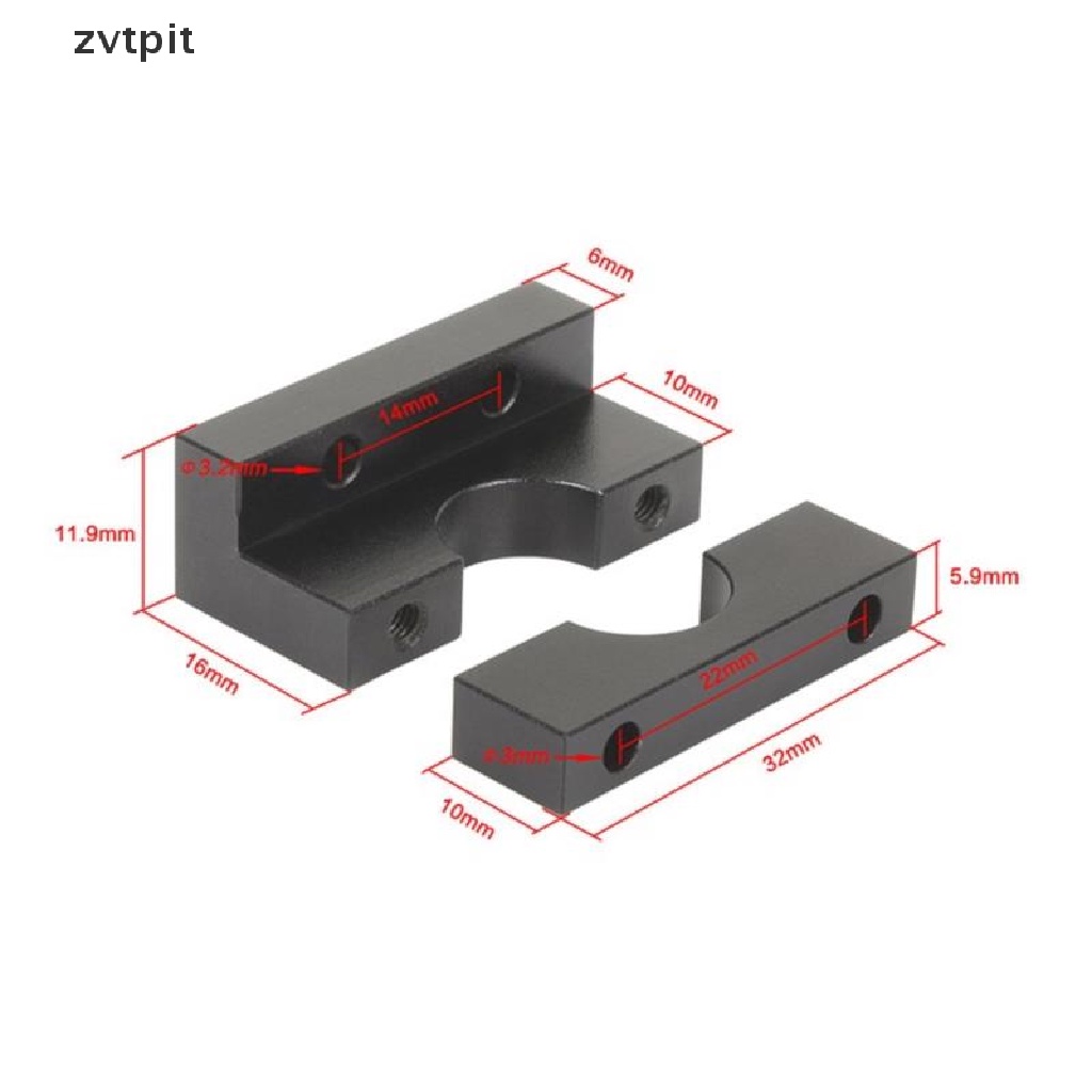 [ZVPT] V6 Hotend Fixed Block E3D Volcano BP6 Hot end Extruder Holder Mounting Bracket DSF