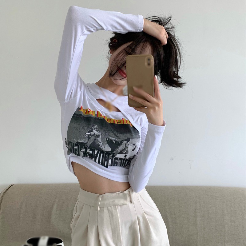 Áo Thun Thể Thao Dài Tay Ôm Dáng Thời Trang Dành Cho Nữ