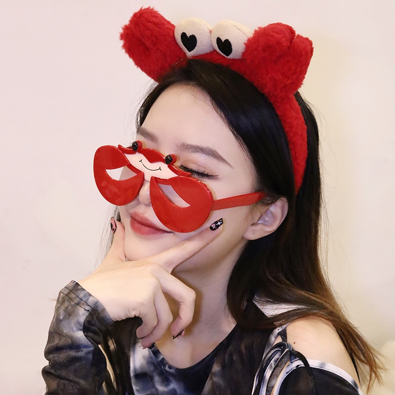 Kính Mát Hình Con Cua Hoạt Hình Vui Nhộn Cho Các Bữa Tiệc