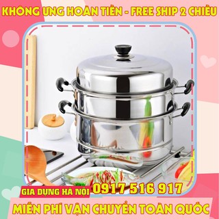 Nồi hấp 3 tầng inox 28cm