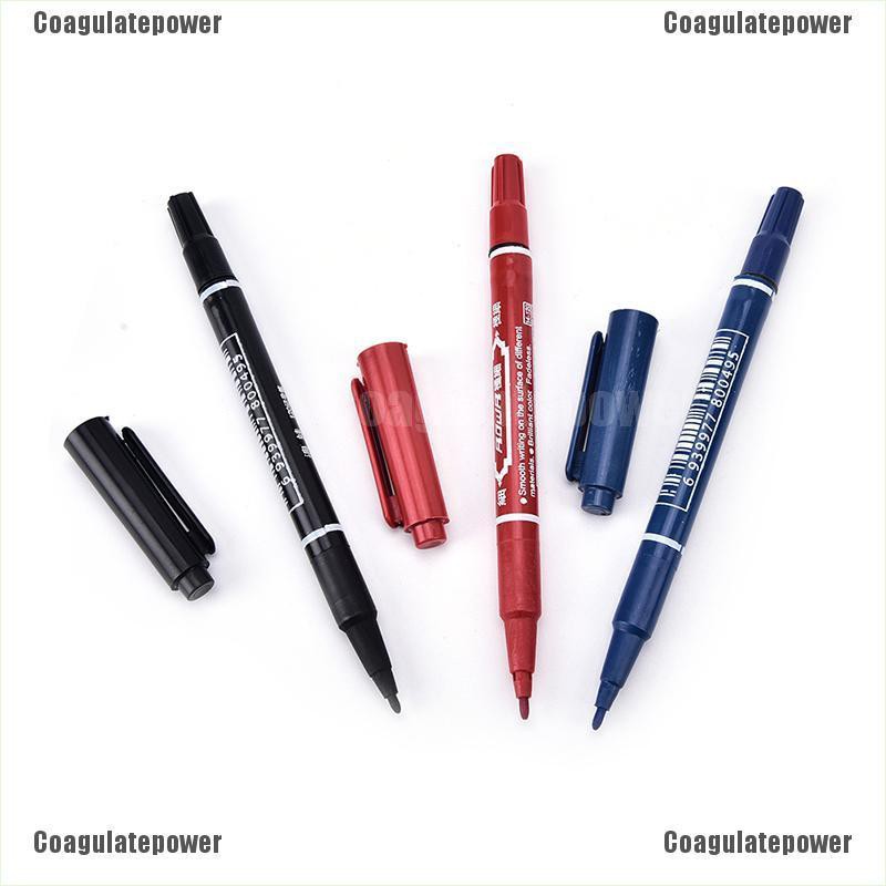Set bút lông mực nước dùng cho viết thư pháp/ phác họa 3 màu xanh/ đỏ/ đen