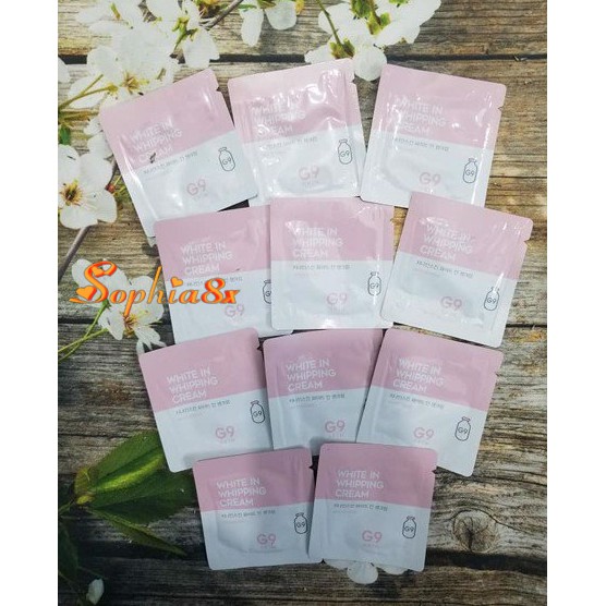 Gói nhỏ dùng thử Sample Hàn Quốc 2ml G9Skin White In CÁC LOẠI G9 Skin