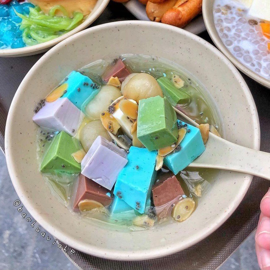 Chè khúc bạch loại 1 thơm ngon Bếp Xíu Xiu set chè khúc bạch dùng thử 5-7 chén