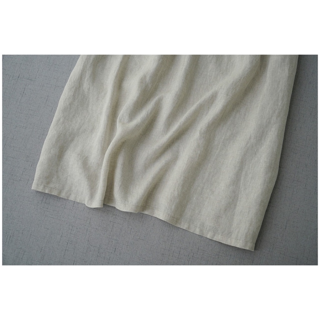 Đầm linen [dáng suông+ cổ Đức + đầm thiết kế]