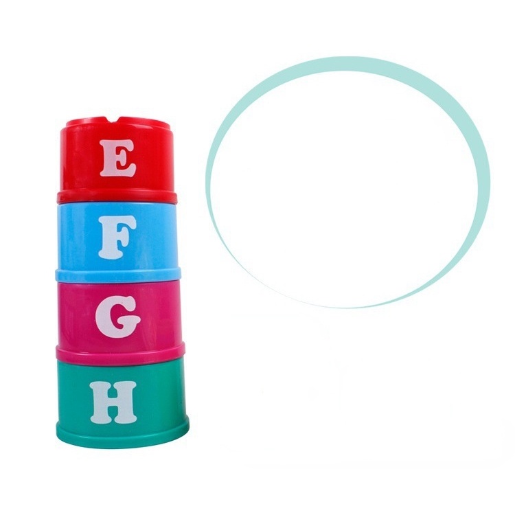 Bộ đồ chơi cốc xếp hình ZHAN QI TOYS thiết kế 9 trong 1 dạy học cho bé theo phương pháp