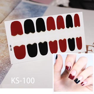 Miếng dán móng tay - Nail Wraps (14 miếng dán khô)