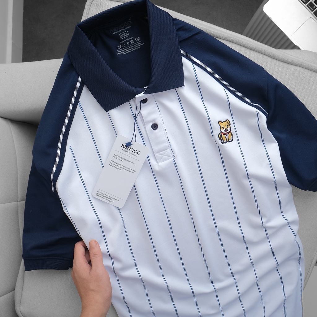 Áo thun Polo nam cổ bẻ HACHIKO vải cá sấu Cotton xuất xịn, chuẩn form, sang trọng-lịch lãm - KENGGO | BigBuy360 - bigbuy360.vn