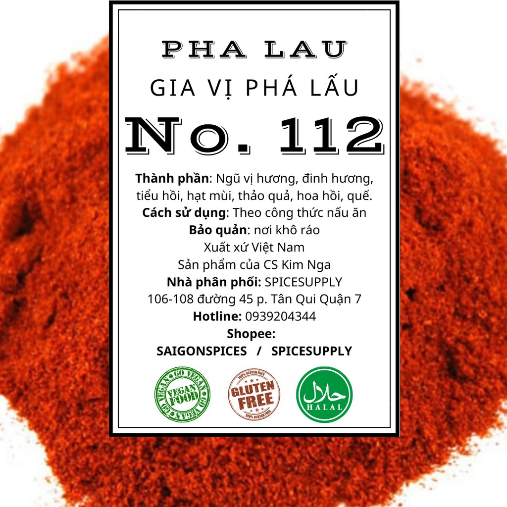 500g Bột Phá Lấu Bò chuẩn vị đỏ thơm