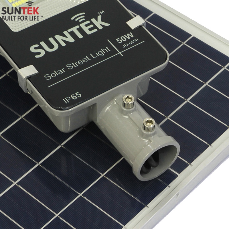 Đèn Đường Năng Lượng Mặt Trời SUNTEK LED Solar Street Light JD-6650 50W - Hàng Chính Hãng - Bảo hành 3 năm 1 đổi 1