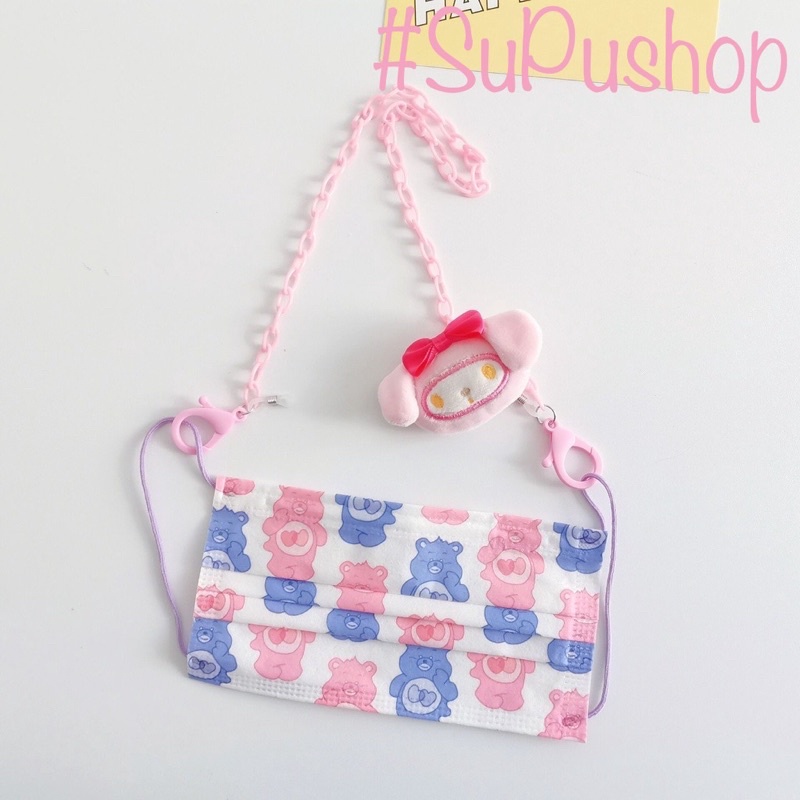 ⛓💋DÂY ĐEO KHẨU TRANG CHẤT NHỰA KÈM CHARM THÚ BÔNG HOẠT HÌNH XỊN XÒ ĐÁNG ÊU💋⛓