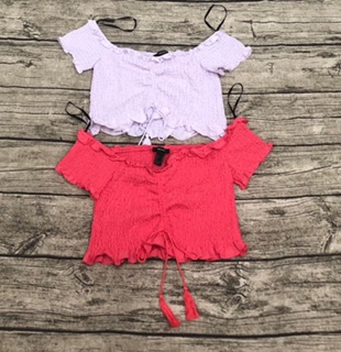 🔆🔆 ÁO CROPTOP SMOCKING  F21
