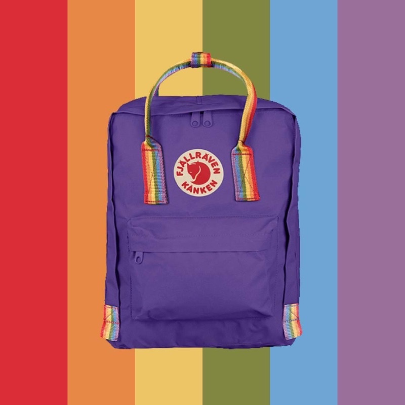 Balo Kanken Classic Purple Rainbow