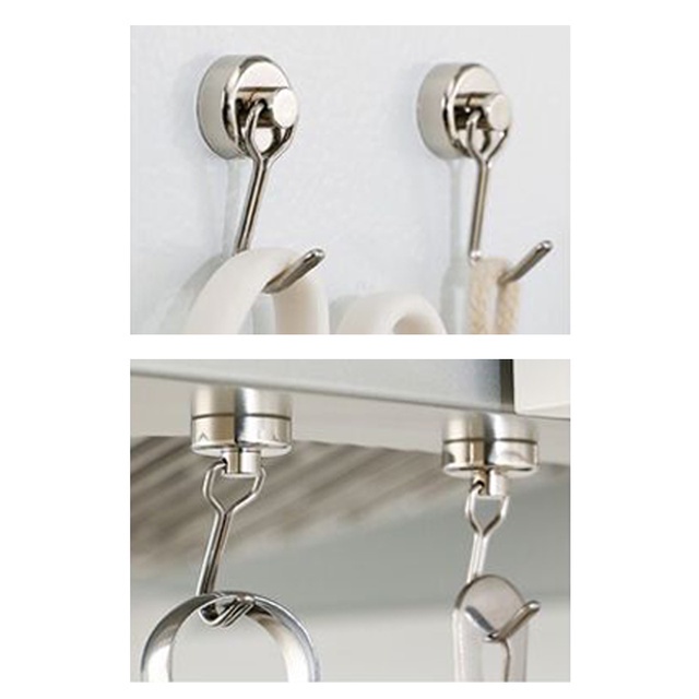 Móc treo đồ có nam châm xoay 360 độ chắc chắn