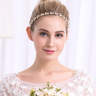 Dây cài tóc cô dâu đính đá pha lê thời trang