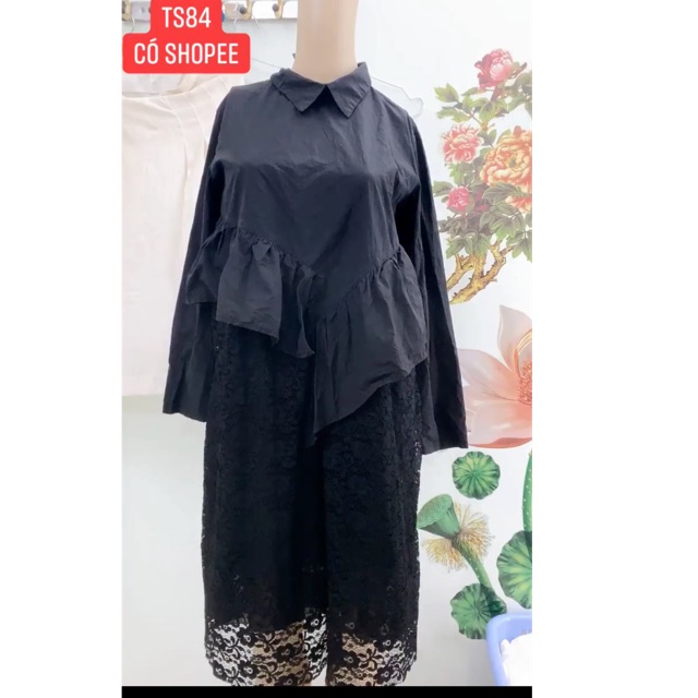 đầm Đen tầng sang trọng size lớn.TS84