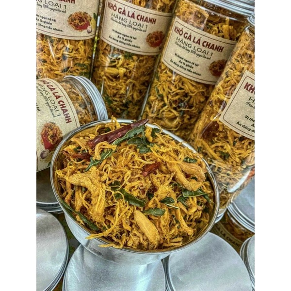 KHÔ GÀ LÁ CHANH LOẠI NGON 500gr