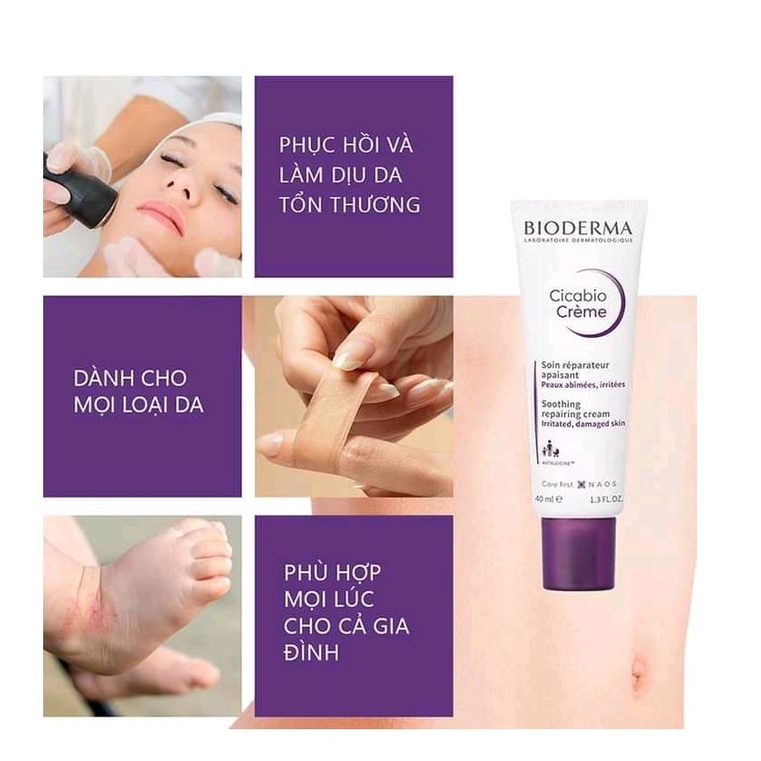 Kem Dưỡng Phục Hồi Da Bioderma Tím | BigBuy360 - bigbuy360.vn