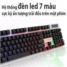 Phím Boston K808 - Led 7 màu - giả cơ - keyboard máy tính