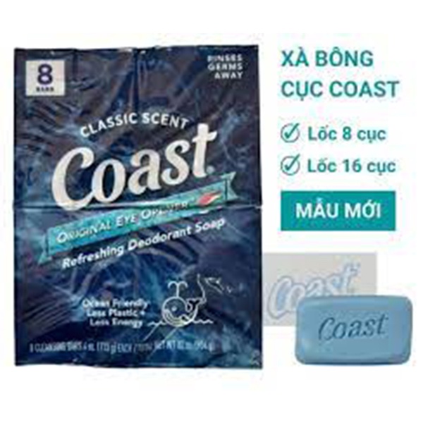 8 Cục Xà Bông Coast  Nhập Từ Mỹ