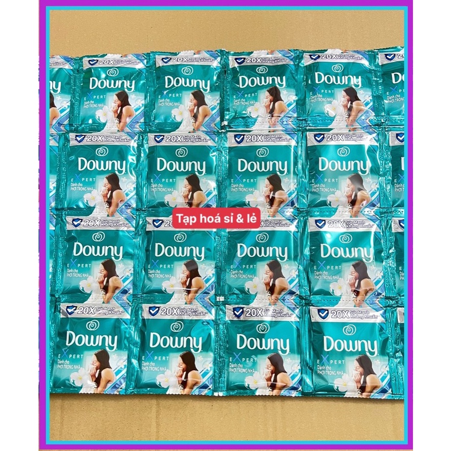 6 dây Nước xả vải Downy Expert phơi trong nhà 1 dây 10 gói (1 gói 20ml)
