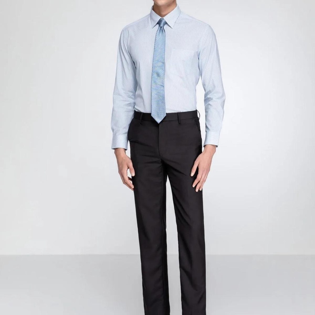 Áo Sơ Mi Nam G2000  Tay Dài Màu Xanh Nhạt