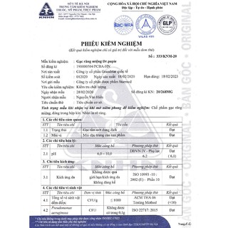 Gạc rơ lưỡi cho bé Dr.papie