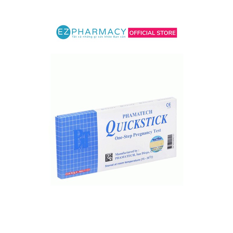 Que thử thai nhanh Quickstick (1 cái/hộp)