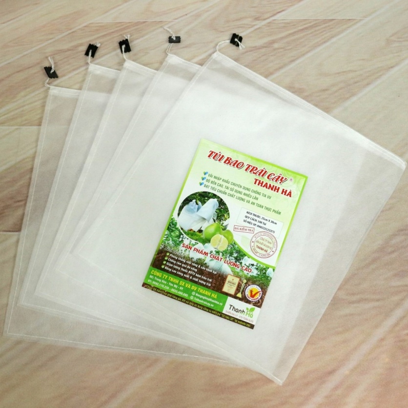 Bao bọc bưởi, túi bọc trái cây Thanh Hà siêu bền kích thước 25x30cm - bịch 100 cái
