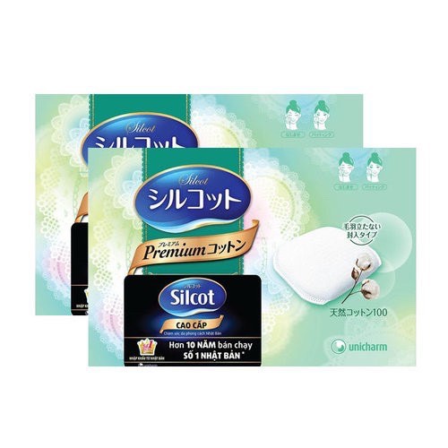 Bông Tẩy Trang Cao Cấp Silcot Soft Touch Premium Cotton 66 Miếng