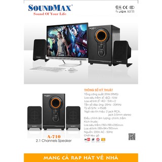 loa SoundMax A710 2.1