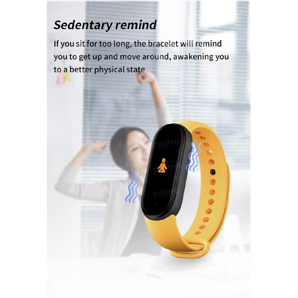 Đồng hồ thông minh Mi Band 5 M5 theo dõi nhịp tim huyết áp theo dõi sức khỏe các hoạt động thể thao IOS Android