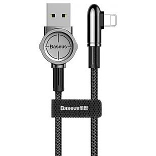 Cáp iPhone game thủ *  Baseus Exciting Mobile Game Cable USB For iP 2.4A 1m - BlackCALCJ-A01