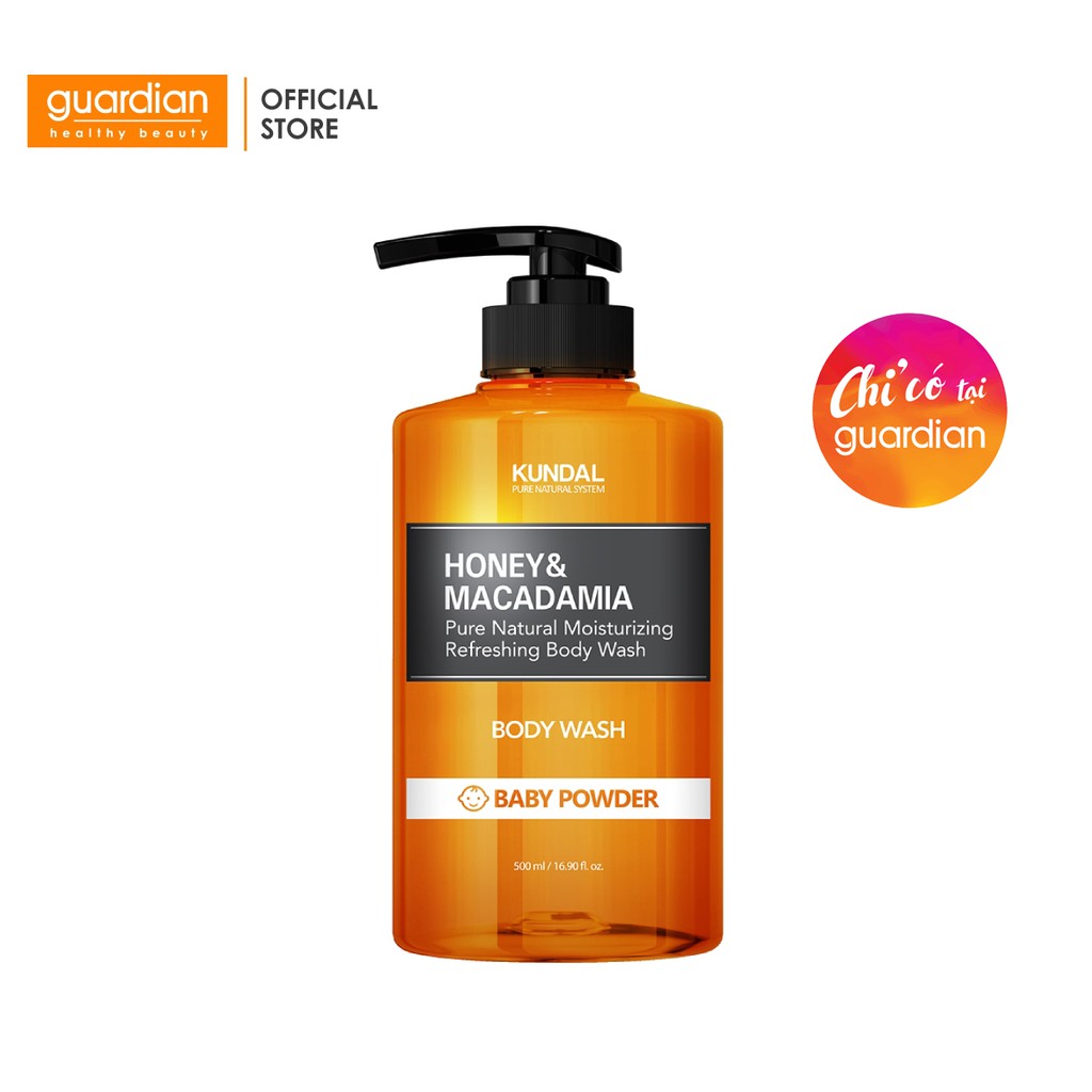Sữa Tắm Kundal Honey & Macadamia Hương Phấn Em Bé 500ml | BigBuy360 - bigbuy360.vn