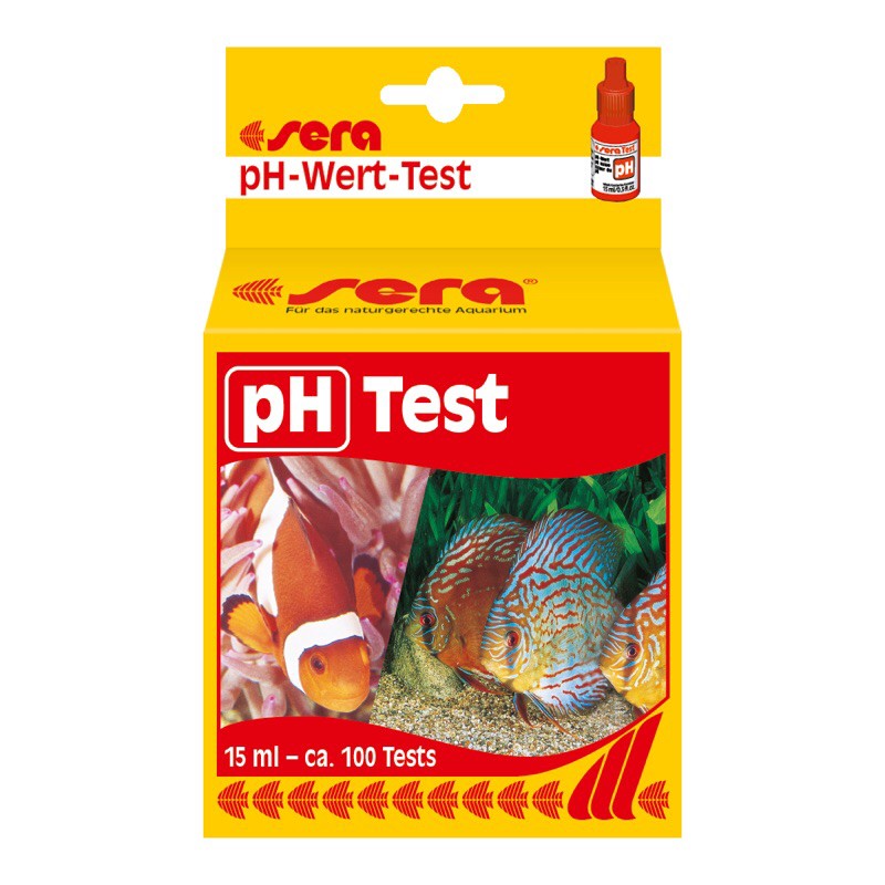 DUNG DỊCH KIỂM TRA ĐỘ PH SERA ĐỨC | TEST PH ĐỘ CỨNG CỦA NƯỚC HỒ CÁ TÉP THUỶ SINH