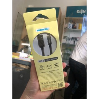 Cáp sạc Iphone cuốn dù Microcom