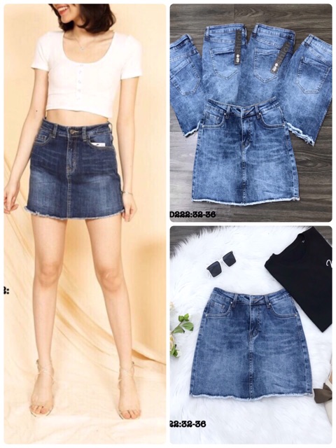 Bigsize Quần váy jean VQVD222 (32-36)