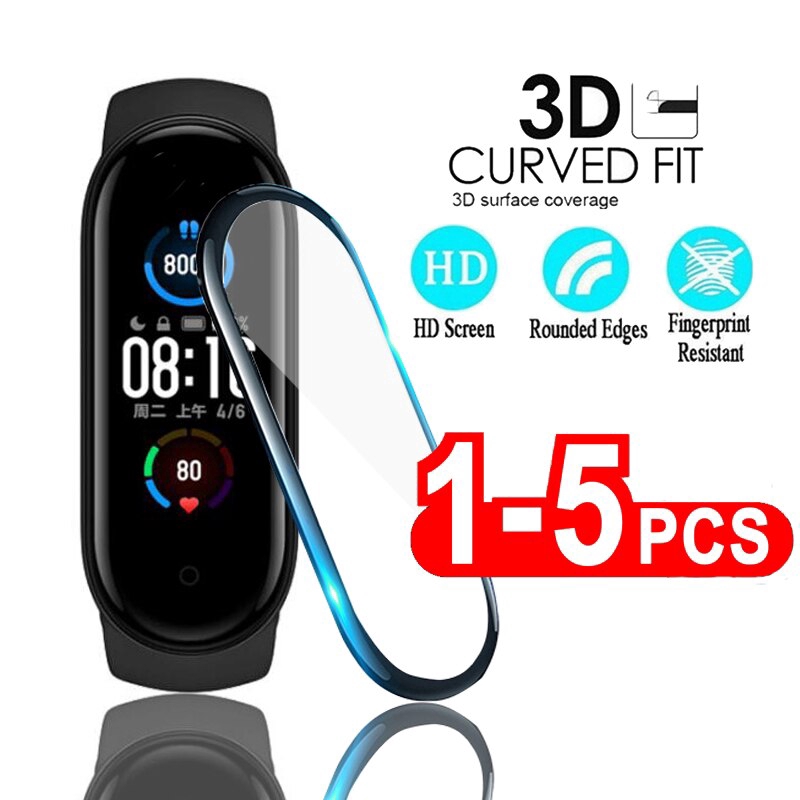 Kính Cường Lực Bảo Vệ Màn Hình Cho Đồng Hồ Xiaomi Mi Band 5