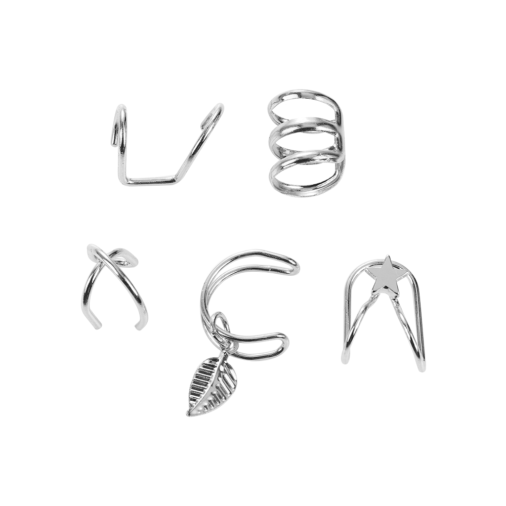 Set 5 Khuyên Vành Tai Cá Tính Cho Nam Và Nữ