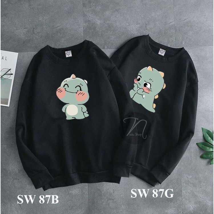Áo Sweater Nỉ Bông in hình
