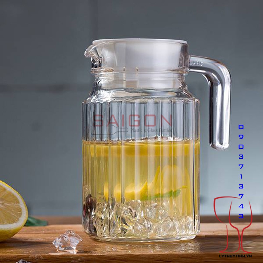 Bình thủy tinh Sọc 500ml