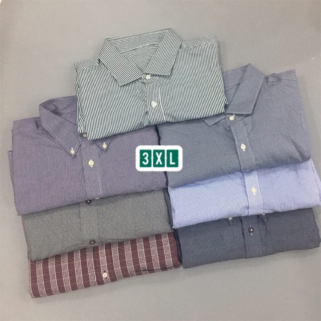 Áo sơ mi nam big size xuất xịn