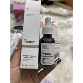 Tẩy da chết - peel da hoá học the ordinary aha 30% + bha 2% peeling solution