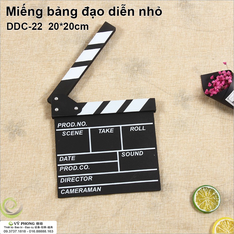 BẢNG CLAPPER BOARD BẢNG GỖ ĐẠO DIỄN UNIVERSAL STUDIOS TRANG TRÍ CHỤP ẢNH ĐẠO CỤ CHỤP HÌNH DDC-21,22