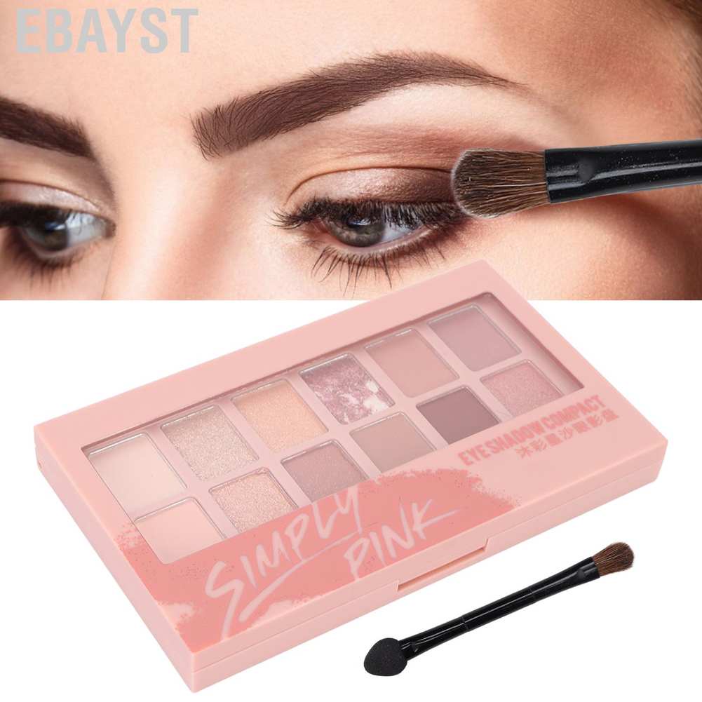 Bảng phấn mắt 12 màu lì và kim tuyến lâu trôi 7.2g # 01
 | BigBuy360 - bigbuy360.vn